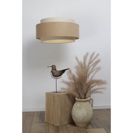 Kattokruunu johdossa DOBLO 1xE27/60W/230V beige/kerma
