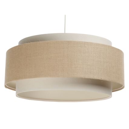 Kattokruunu johdossa DOBLO 1xE27/60W/230V beige/kerma
