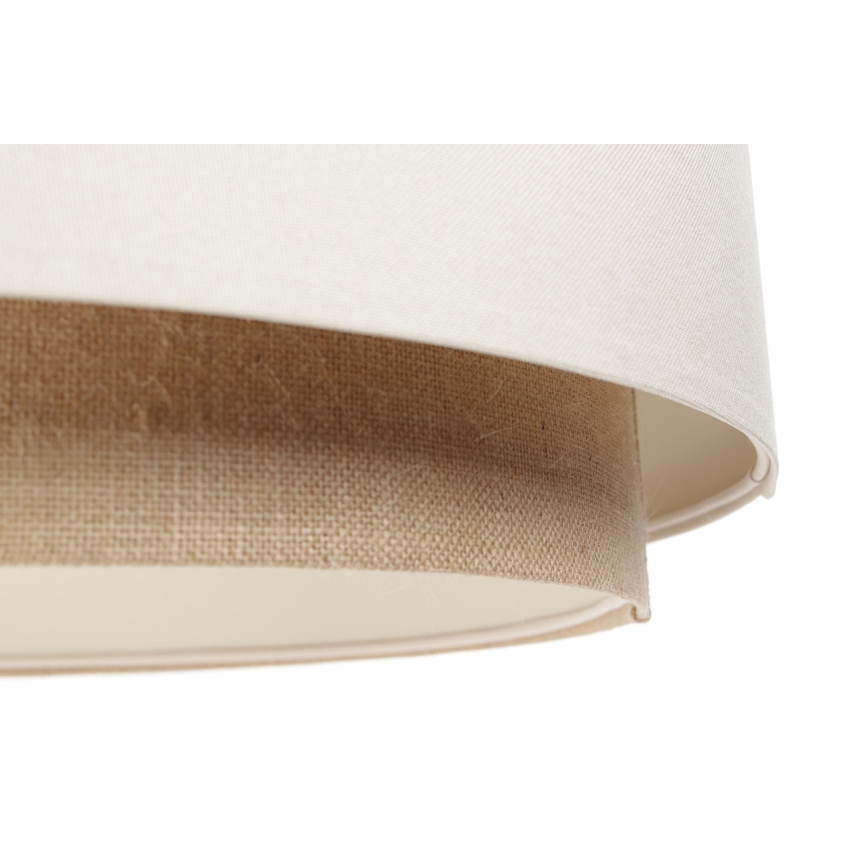 Kattokruunu johdossa DOBLO 1xE27/60W/230V kerma/beige