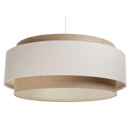 Kattokruunu johdossa DOBLO 1xE27/60W/230V kerma/beige