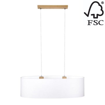 Kattokruunu johdossa DOVE 2xE27/40W/230V tammi - FSC-sertifioitu
