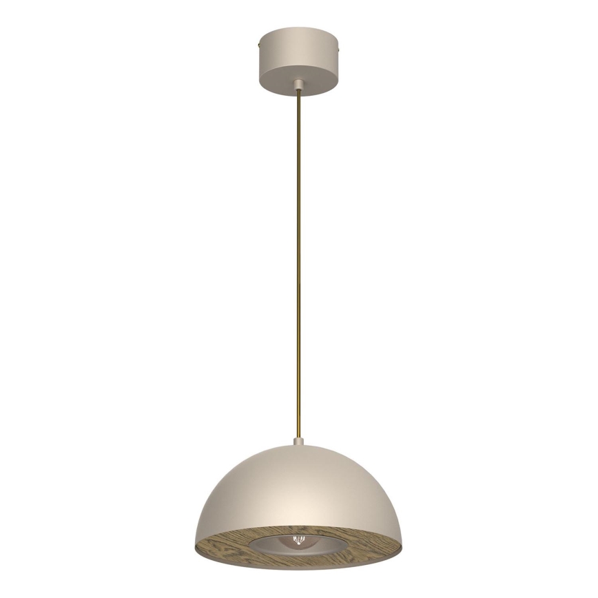 Kattokruunu johdossa ELGUND 1xE27/15W/230V halkaisija 28,5 cm beige