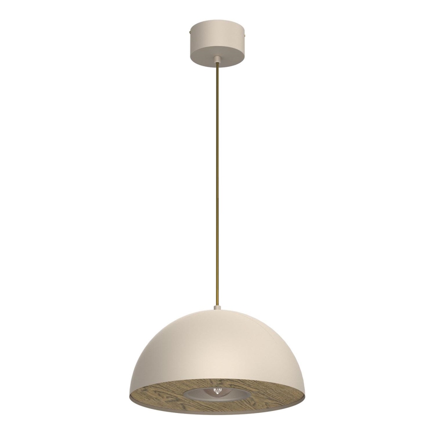 Kattokruunu johdossa ELGUND 1xE27/15W/230V halkaisija 35 cm beige