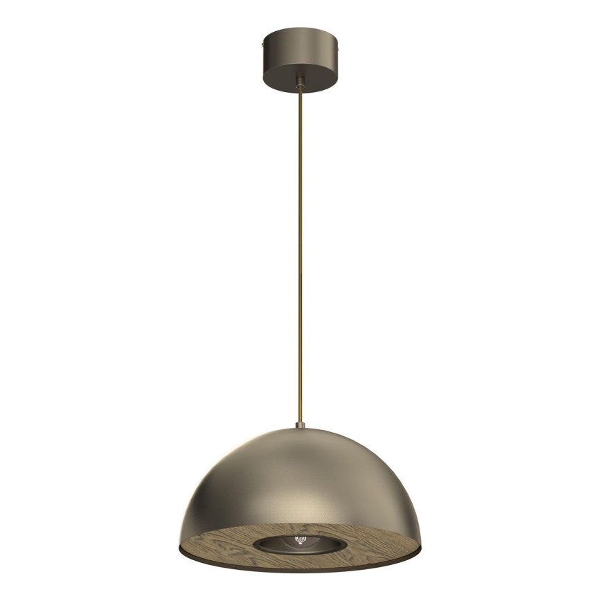 Kattokruunu johdossa ELGUND 1xE27/15W/230V halkaisija 35 cm messinki
