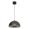 Kattokruunu johdossa ELGUND 1xE27/15W/230V halkaisija 35 cm musta