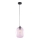 Kattokruunu johdossa ELIO 1xE27/60W/230V pinkki
