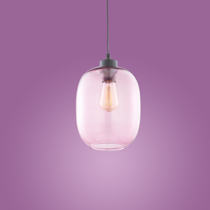 Kattokruunu johdossa ELIO 1xE27/60W/230V pinkki