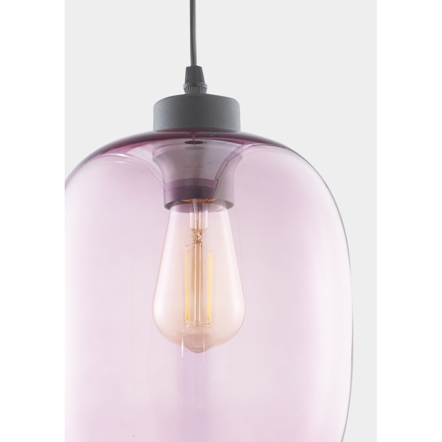 Kattokruunu johdossa ELIO 1xE27/60W/230V pinkki