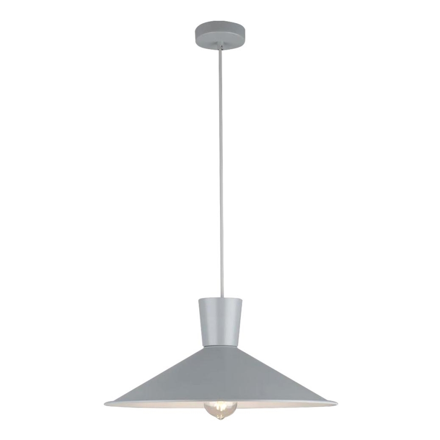 Kattokruunu johdossa ELISTA 1xE27/60W/230V harmaa
