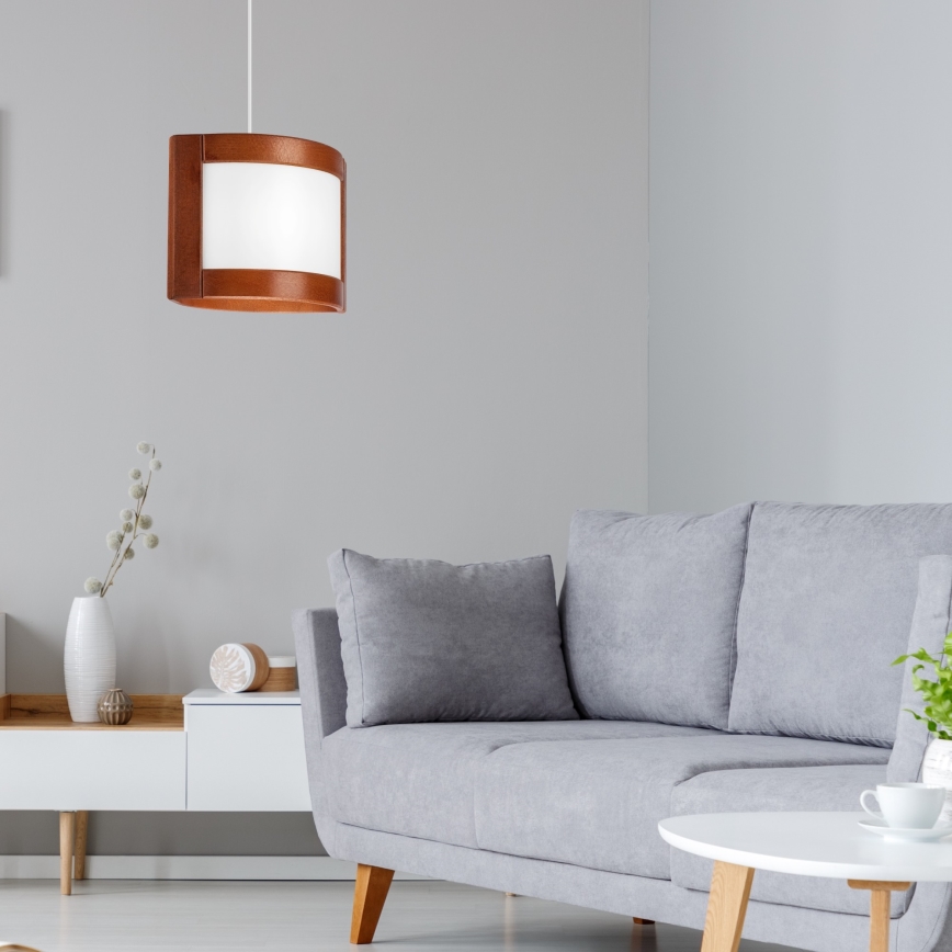 Kattokruunu johdossa ELODIE 1xE27/60W/230V tammi