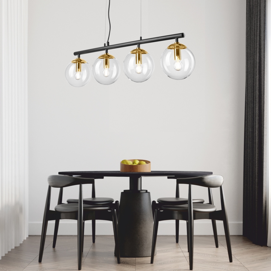 Kattokruunu johdossa ELOISE 4xE14/15W/230V