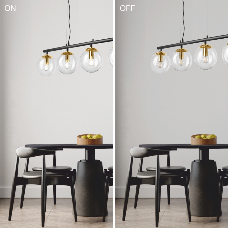 Kattokruunu johdossa ELOISE 4xE14/15W/230V