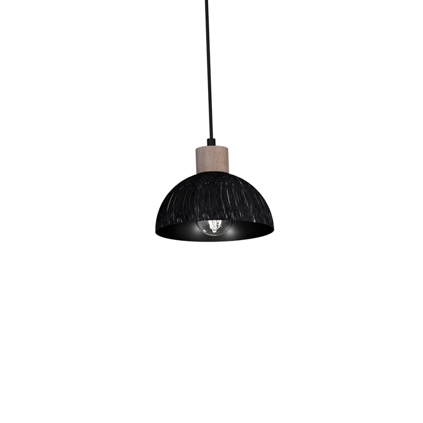 Kattokruunu johdossa ERIK 5xE27/60W/230V ruskea/musta