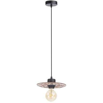 Kattokruunu johdossa FALCO 1xE27/60W/230V halkaisija 20 cm beige