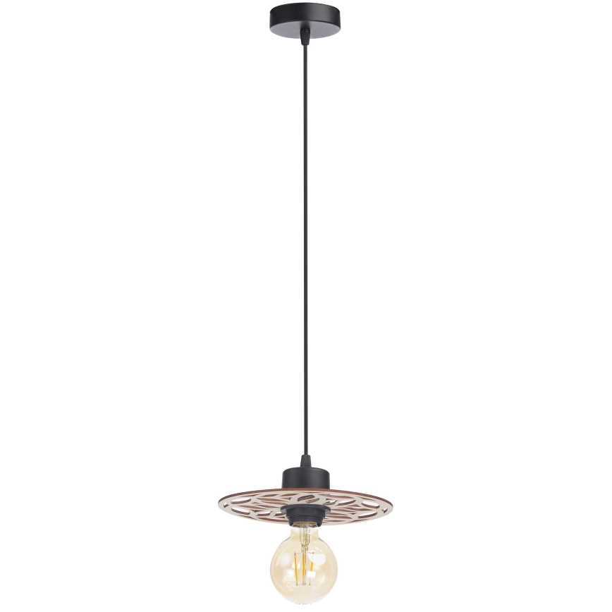 Kattokruunu johdossa FALCO 1xE27/60W/230V halkaisija 20 cm beige
