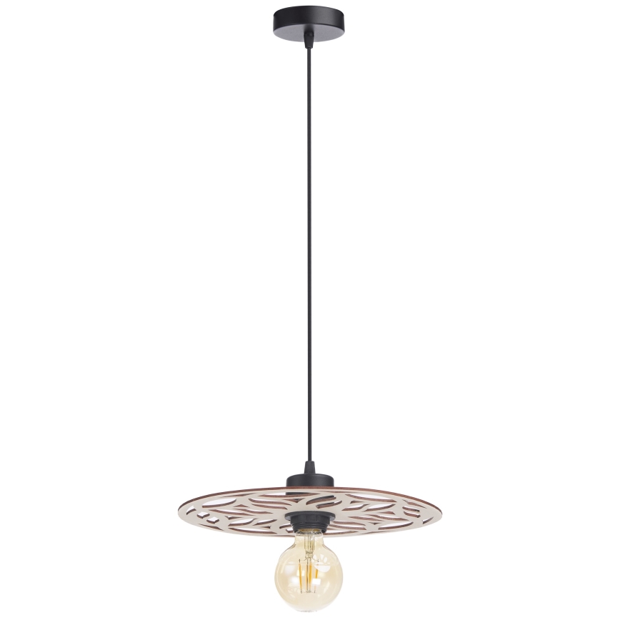 Kattokruunu johdossa FALCO 1xE27/60W/230V halkaisija 30 cm beige