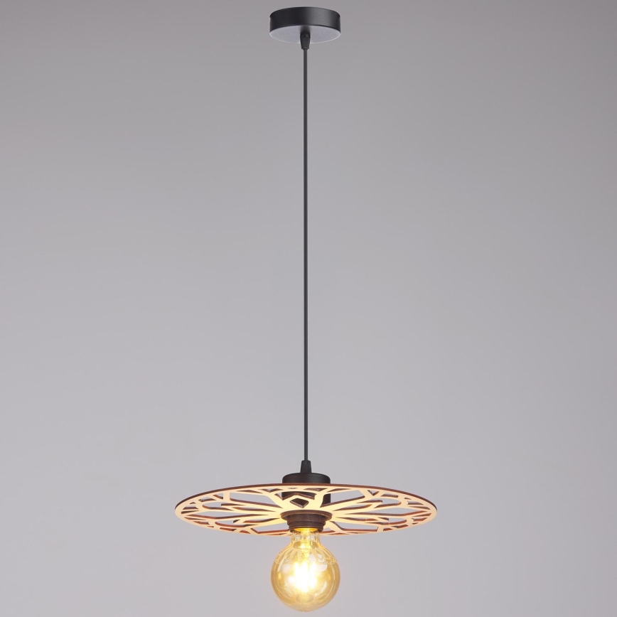 Kattokruunu johdossa FALCO 1xE27/60W/230V halkaisija 30 cm beige