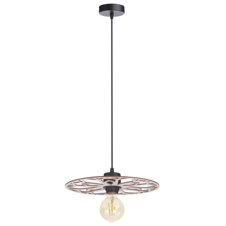 Kattokruunu johdossa FALCO 1xE27/60W/230V halkaisija 30 cm beige