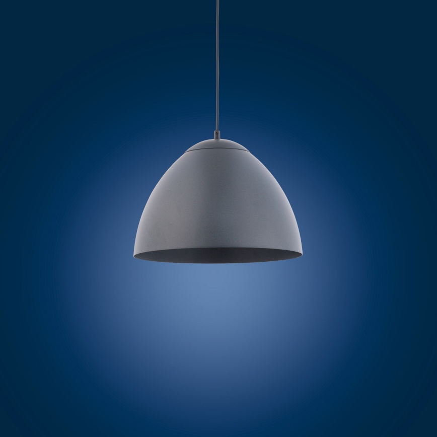 Kattokruunu johdossa FARO 1xE27/60W/230V harmaa