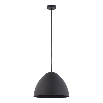 Kattokruunu johdossa FARO 1xE27/60W/230V musta
