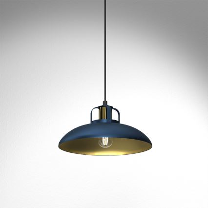 Kattokruunu johdossa FELIX 1xE27/60W/230V sininen