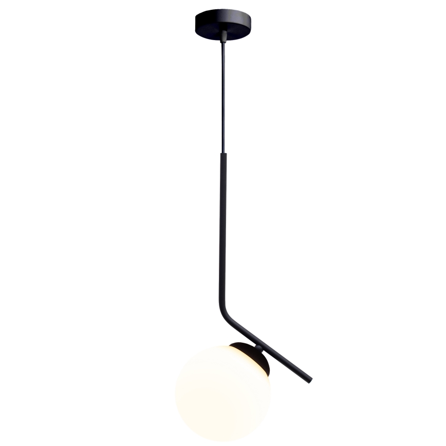 Kattokruunu johdossa FIRA 1xE27/60W/230V musta