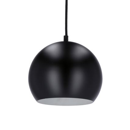 Kattokruunu johdossa FLEN 1xE27/40W/230V d. 20 cm musta