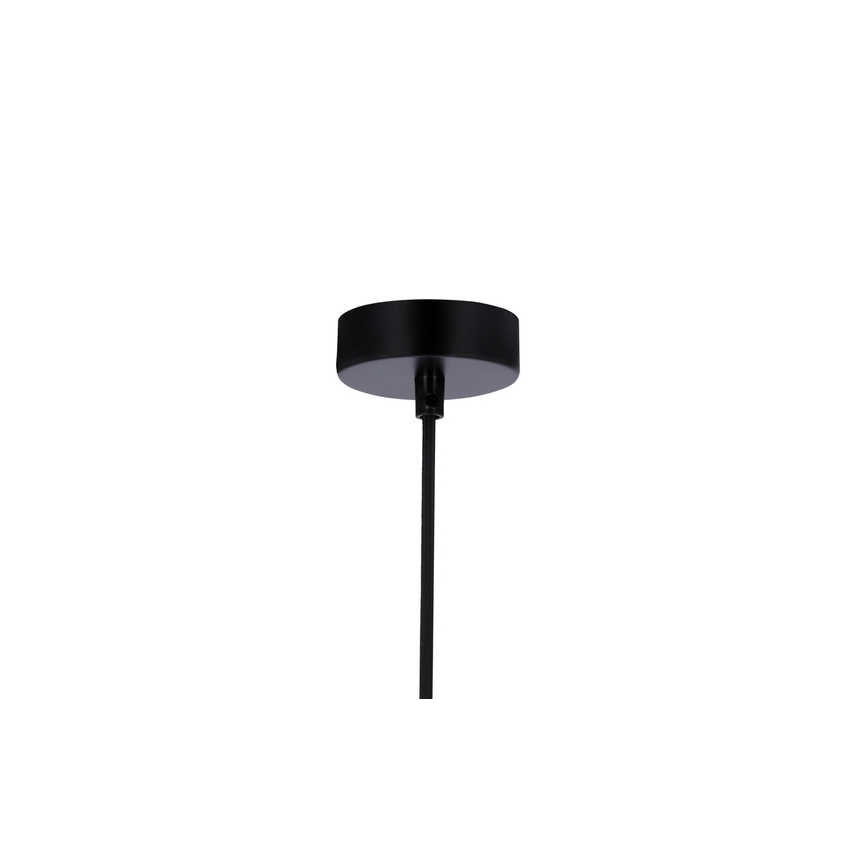 Kattokruunu johdossa FLEN 1xE27/40W/230V d. 20 cm musta