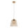 Kattokruunu johdossa FLUID 1xE27/11W/230V beige/kultainen