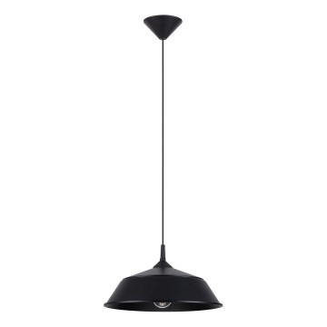 Kattokruunu johdossa FRIKA 1xE27/15W/230V halkaisija 34 cm musta