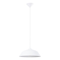 Kattokruunu johdossa FRIKA 1xE27/15W/230V halkaisija 34 cm valkoinen