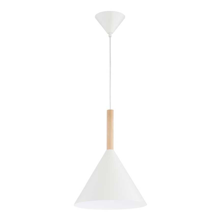 Kattokruunu johdossa FUKS 1xE27/15W/230V kerma/beige