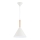 Kattokruunu johdossa FUKS 1xE27/15W/230V kerma/beige
