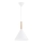 Kattokruunu johdossa FUKS 1xE27/15W/230V valkoinen/beige