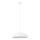Kattokruunu johdossa GINA 1xE27/15W/230V halkaisija 38 cm valkoinen