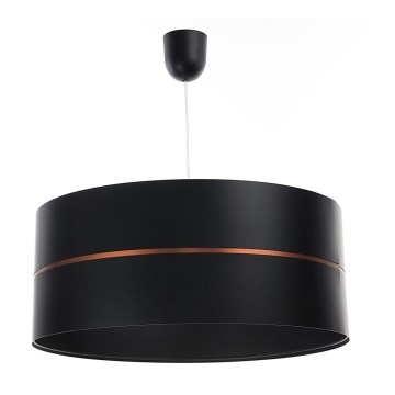 Kattokruunu johdossa GLAM HOME 1xE27/60W/230V d. 40 cm musta