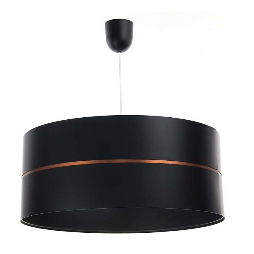 Kattokruunu johdossa GLAM HOME 1xE27/60W/230V d. 40 cm musta