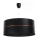 Kattokruunu johdossa GLAM HOME 1xE27/60W/230V d. 40 cm musta