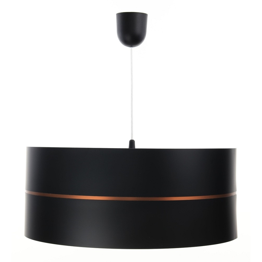 Kattokruunu johdossa GLAM HOME 1xE27/60W/230V d. 40 cm musta