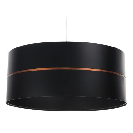 Kattokruunu johdossa GLAM HOME 1xE27/60W/230V d. 40 cm musta