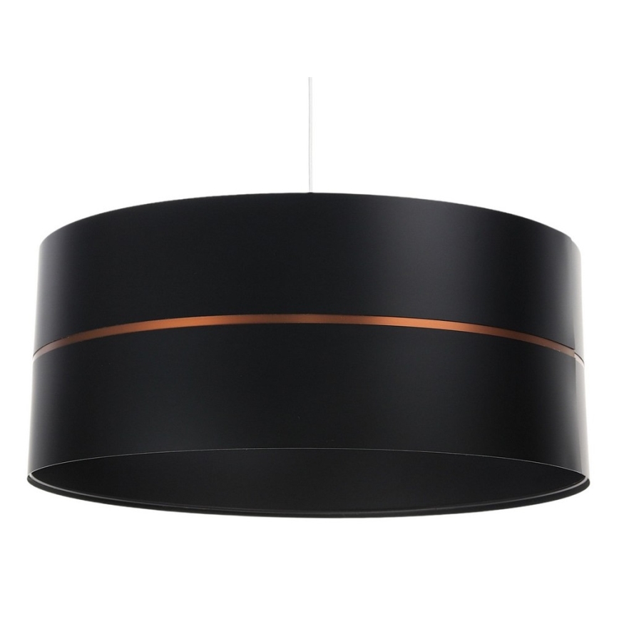 Kattokruunu johdossa GLAM HOME 1xE27/60W/230V d. 40 cm musta