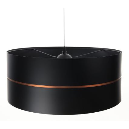 Kattokruunu johdossa GLAM HOME 1xE27/60W/230V d. 40 cm musta