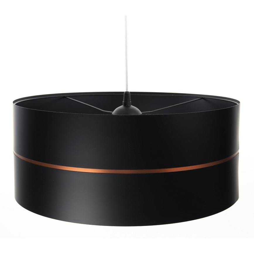 Kattokruunu johdossa GLAM HOME 1xE27/60W/230V d. 40 cm musta
