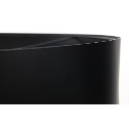 Kattokruunu johdossa GLAM HOME 1xE27/60W/230V d. 40 cm musta