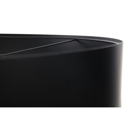 Kattokruunu johdossa GLAM HOME 1xE27/60W/230V d. 40 cm musta