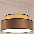 Kattokruunu johdossa GRACE 1xE27/60W/230V beige/ruskea