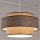 Kattokruunu johdossa GRACE 1xE27/60W/230V beige/ruskea