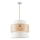 Kattokruunu johdossa GRENADA 1xE27/20W/230V halkaisija 40 cm beige