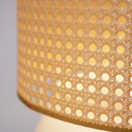 Kattokruunu johdossa GRENADA 1xE27/20W/230V halkaisija 40 cm beige