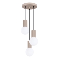 Kattokruunu johdossa HALO 3xG9/8W/230V halkaisija 25 cm beige
